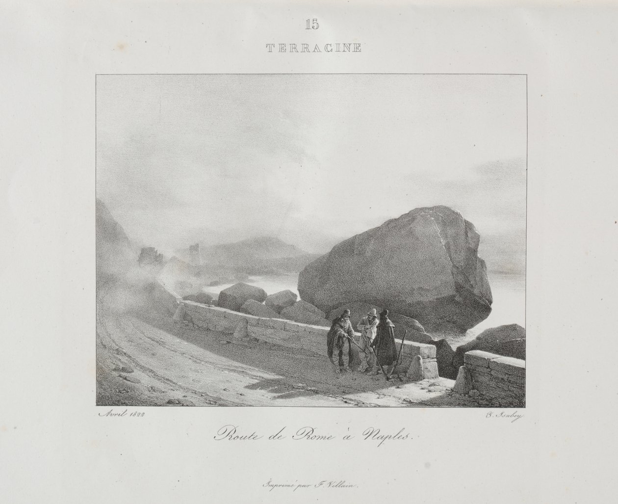 Viagem à Itália em 1822 de Jean Baptiste Isabey