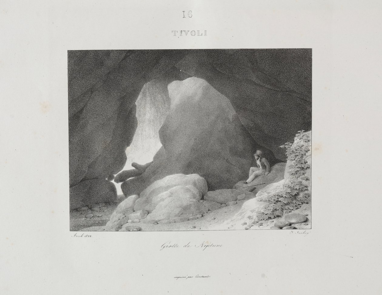 Viagem à Itália em 1822 de Jean Baptiste Isabey
