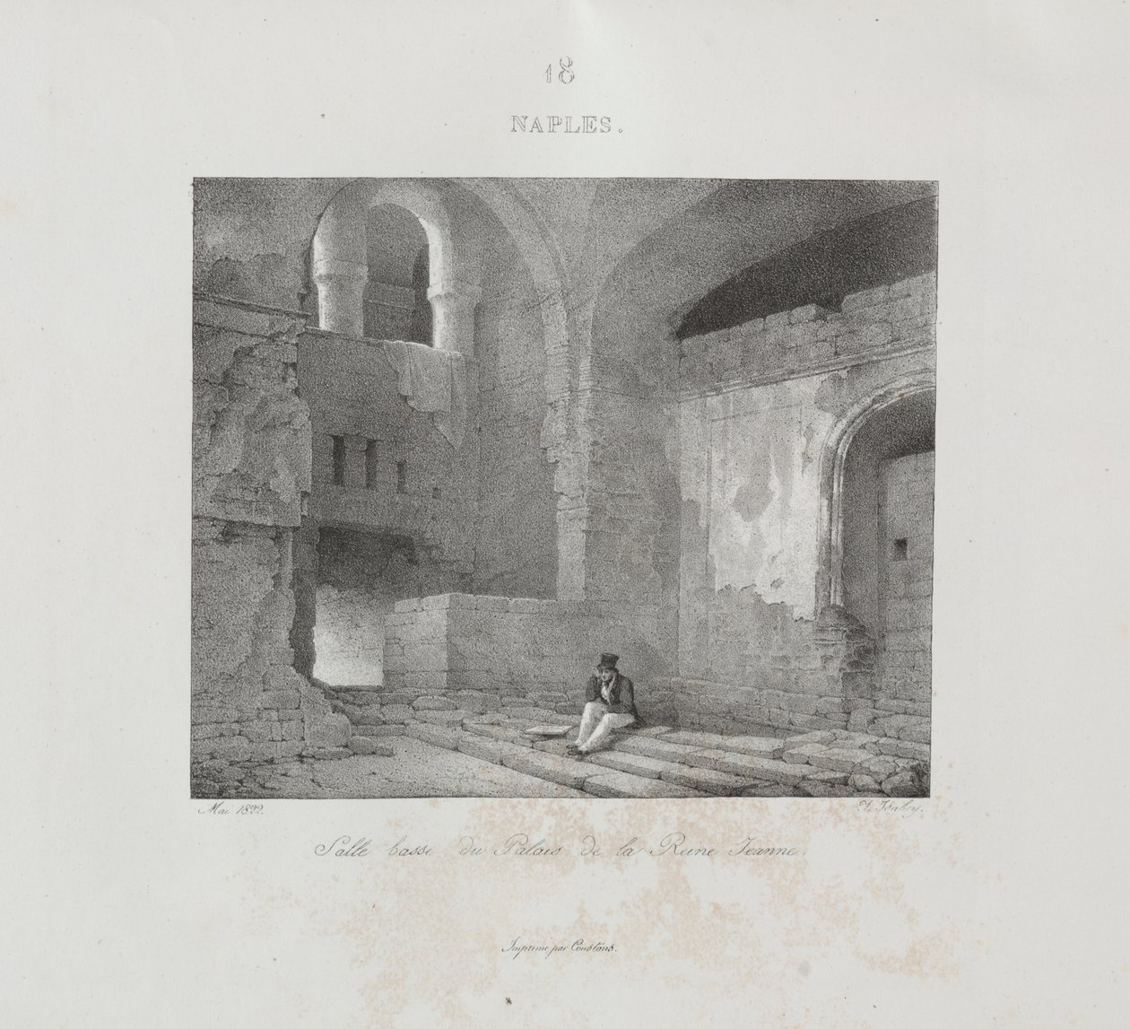 Viagem à Itália em 1822 de Jean Baptiste Isabey