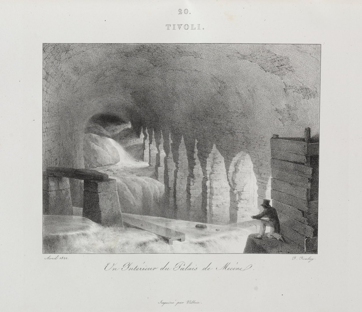 Viagem à Itália em 1822 de Jean Baptiste Isabey