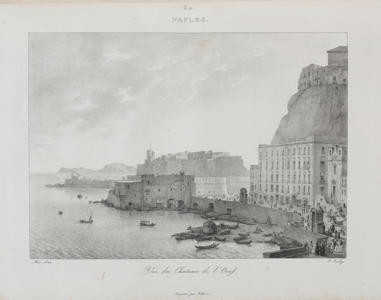 Viagem à Itália em 1822 de Jean Baptiste Isabey