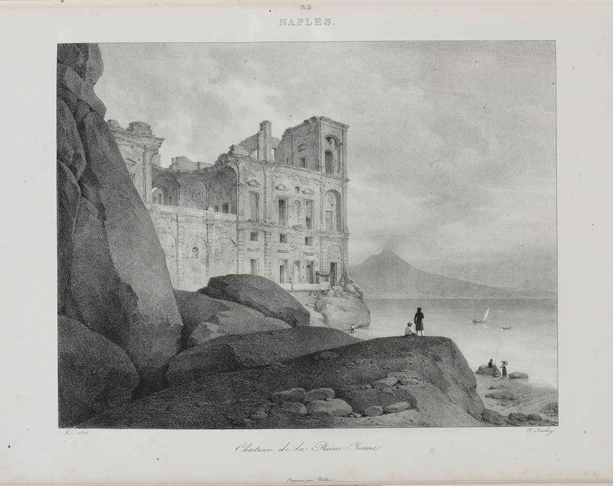 Viagem à Itália em 1822 de Jean Baptiste Isabey