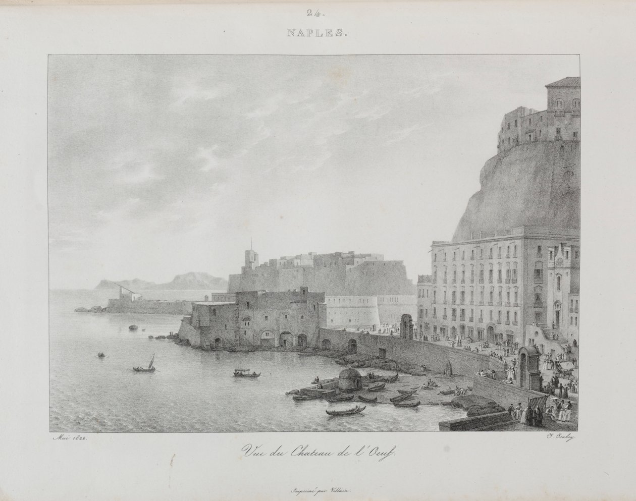 Viaje para a Itália em 1822, 1833. de Jean Baptiste Isabey