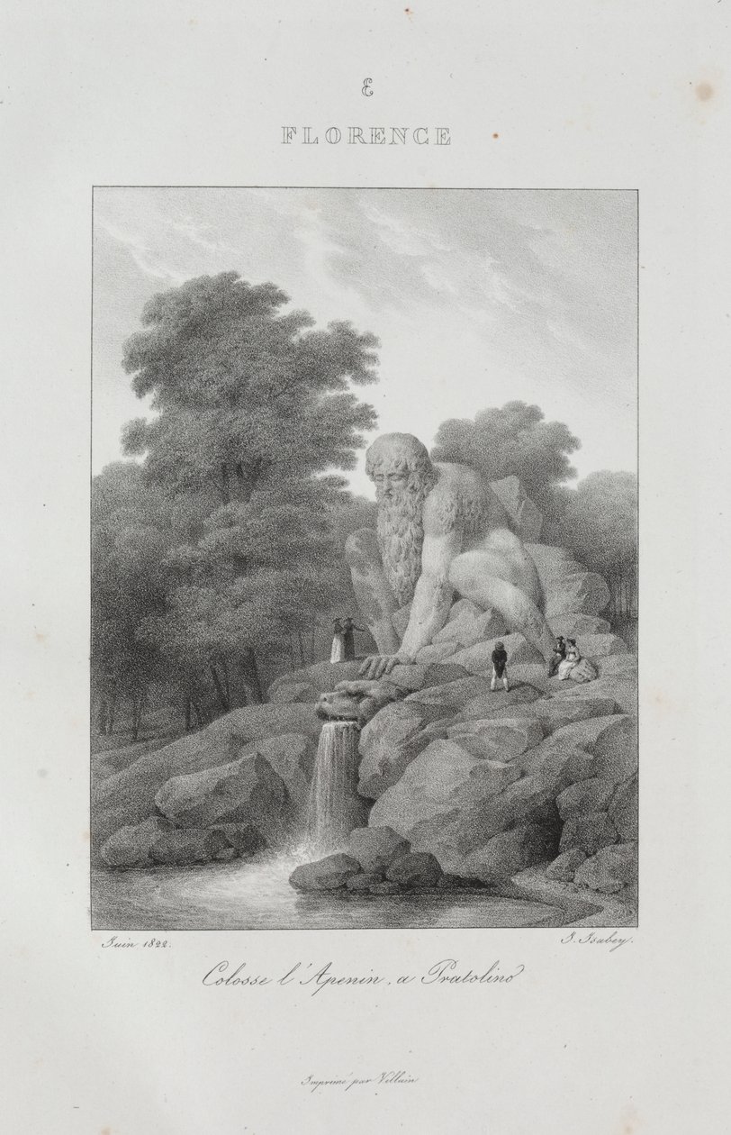 Viaje para a Itália em 1822, 1833. de Jean Baptiste Isabey