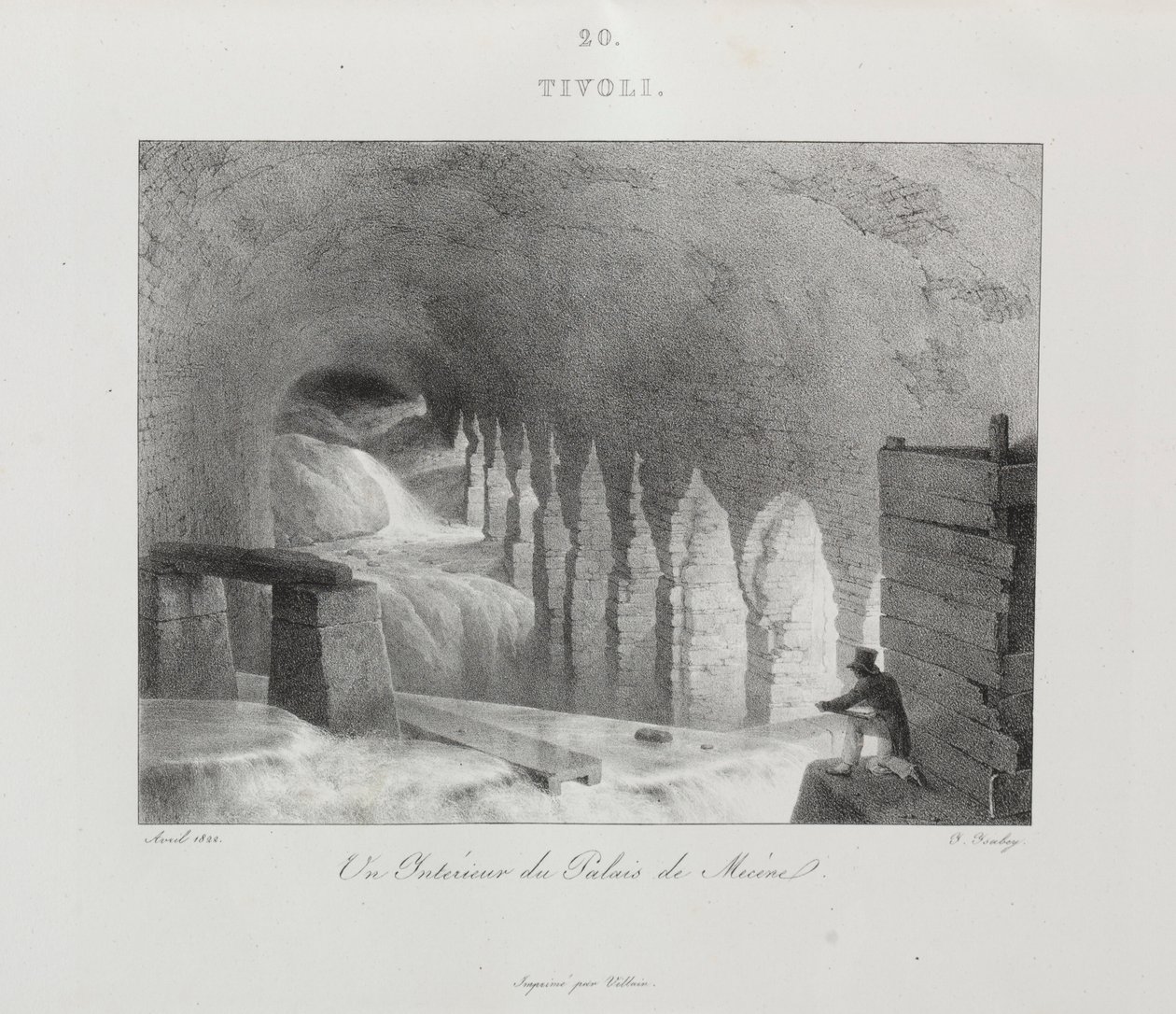 Viaje para a Itália em 1822, 1833. de Jean Baptiste Isabey