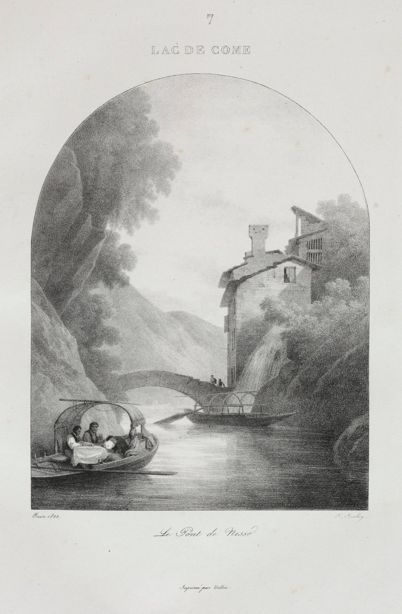 Viaje para a Itália em 1822, 1833. de Jean Baptiste Isabey