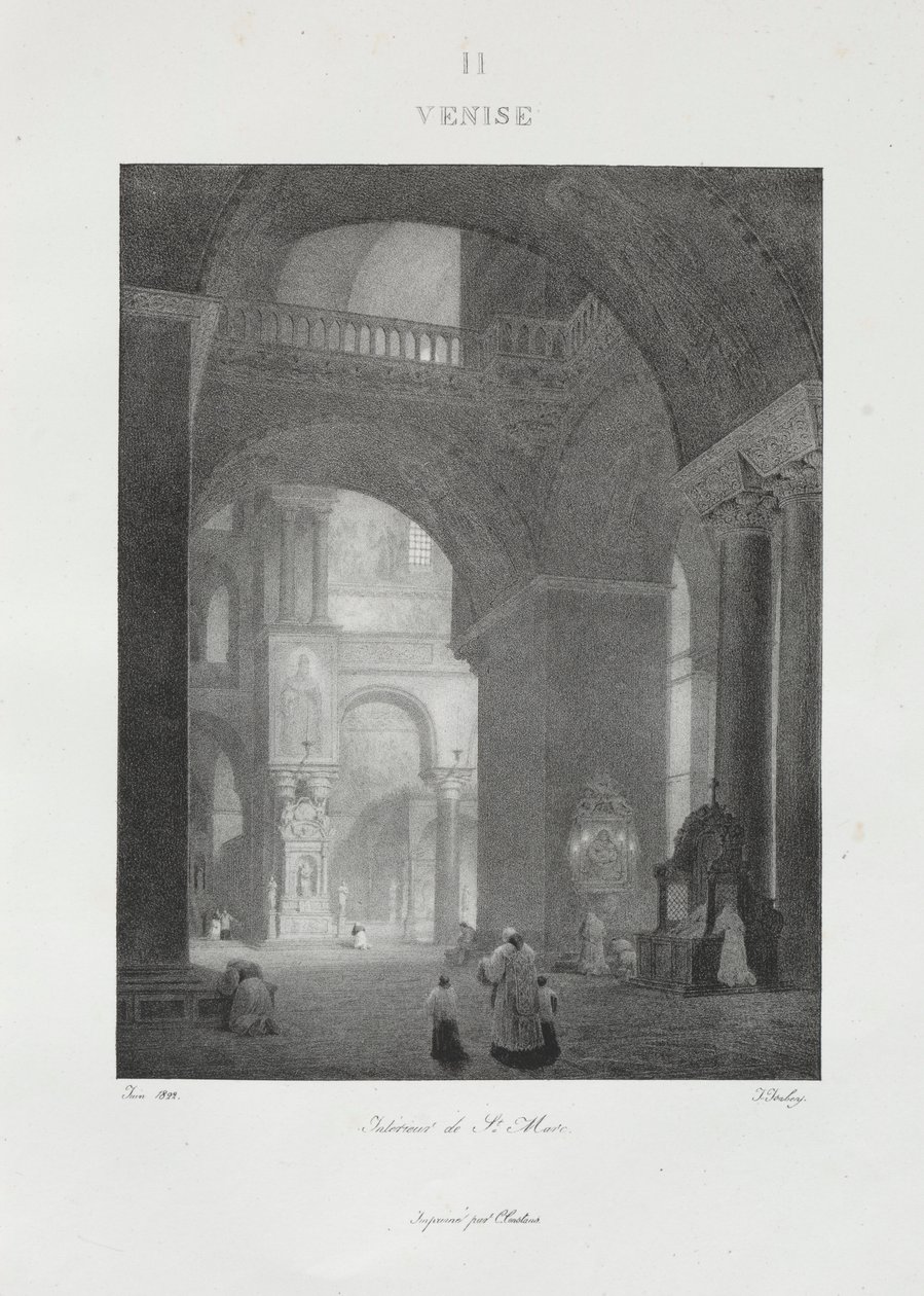 Viaje para a Itália em 1822, 1833. de Jean Baptiste Isabey