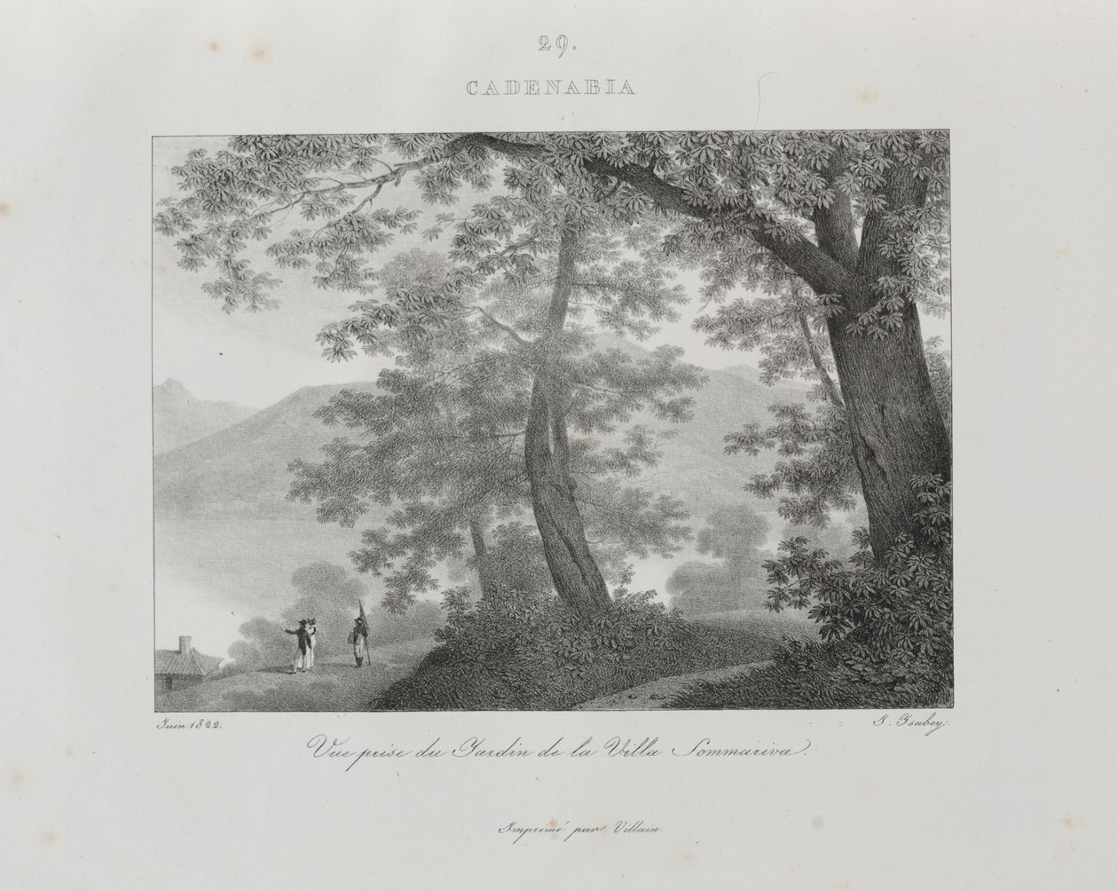Viaje para a Itália em 1822, 1833. de Jean Baptiste Isabey