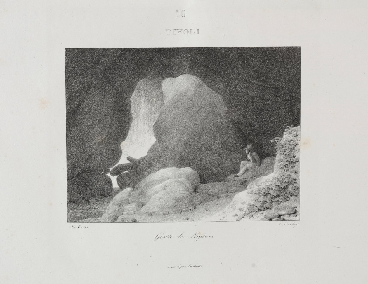 Viaje para a Itália em 1822, 1833. de Jean Baptiste Isabey