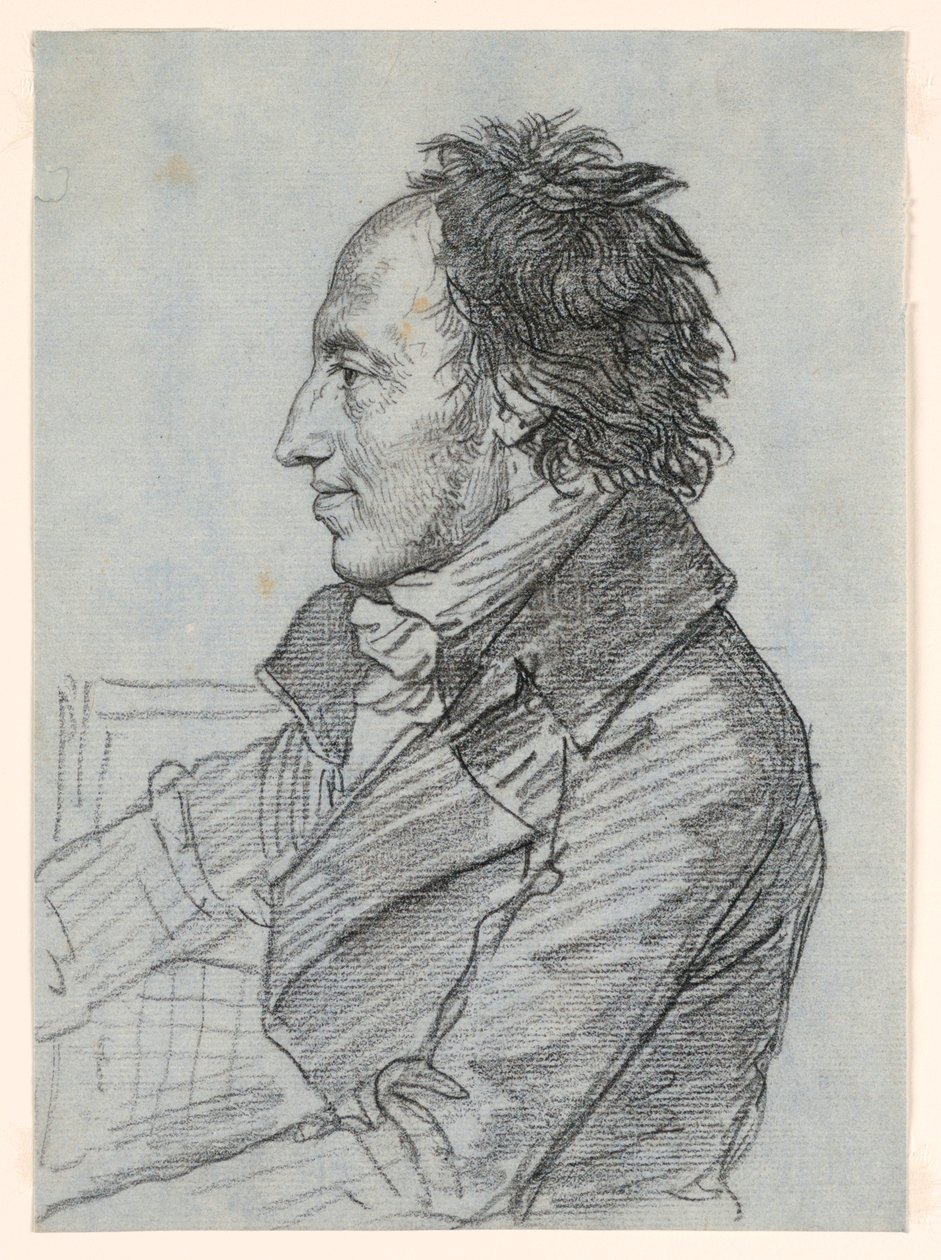 Retrato de um homem de Jean Baptiste Joseph Wicar