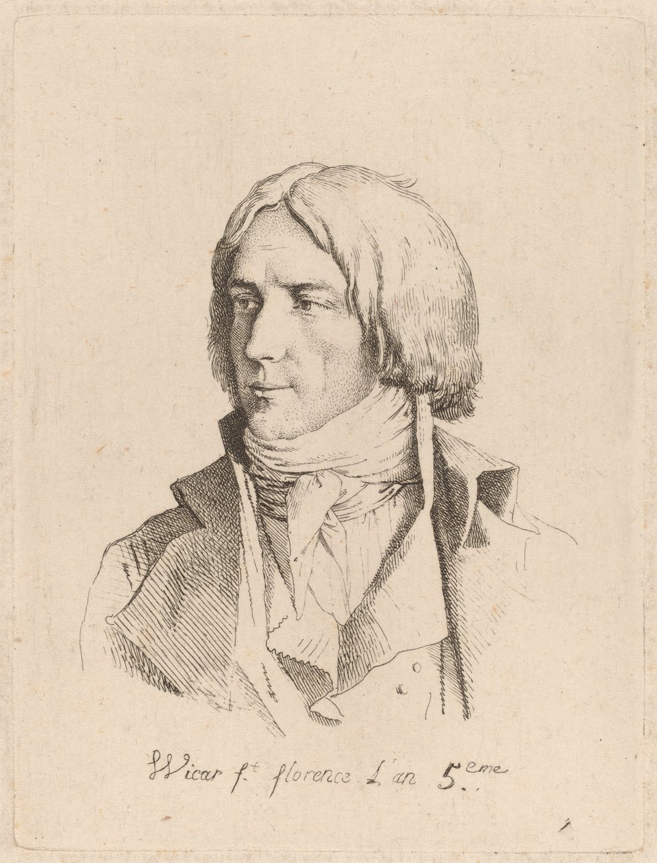 Auto-retrato de Jean Baptiste Joseph Wicar