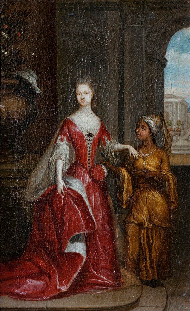 Holandês: Elisabeth Savage (1699-1746). Esposa de Frederico de Nassau-Zuylensteyn, conde de Rochford Elisabeth Savage (1699-1746). Esposa de Frederico de Nassau-Zuylensteyn, conde de Rochford de Jean Baptiste Lantscroon