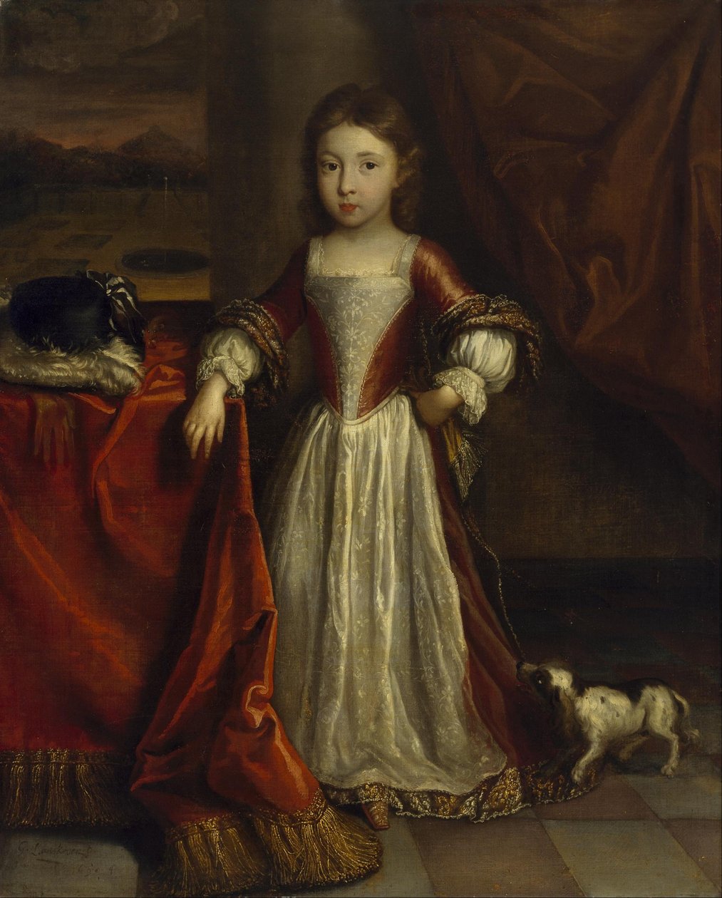 Retrato de um jovem rapaz de Jean Baptiste Lantscroon