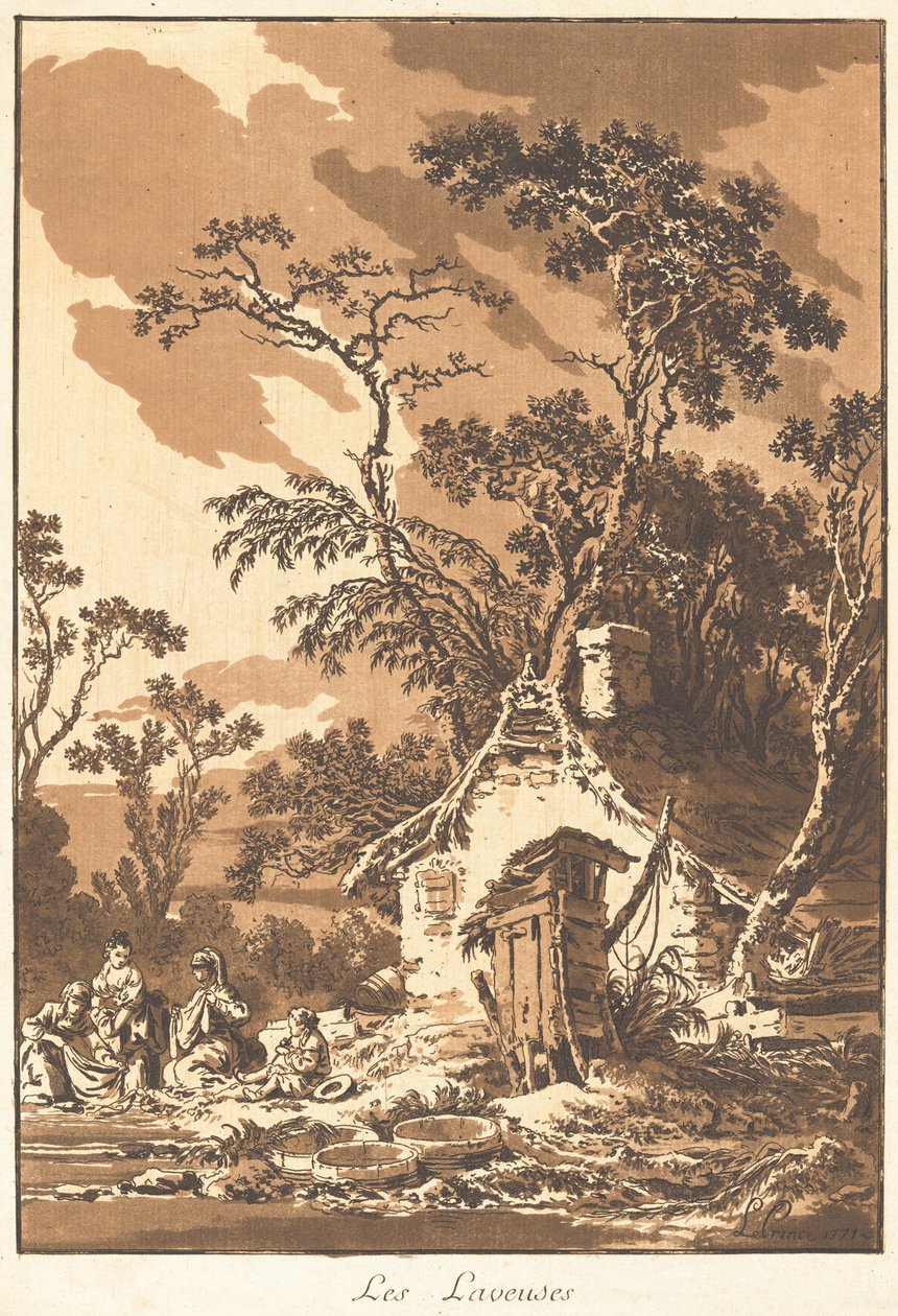 Les Laveuses (The Laundresses) de Jean Baptiste Le Prince