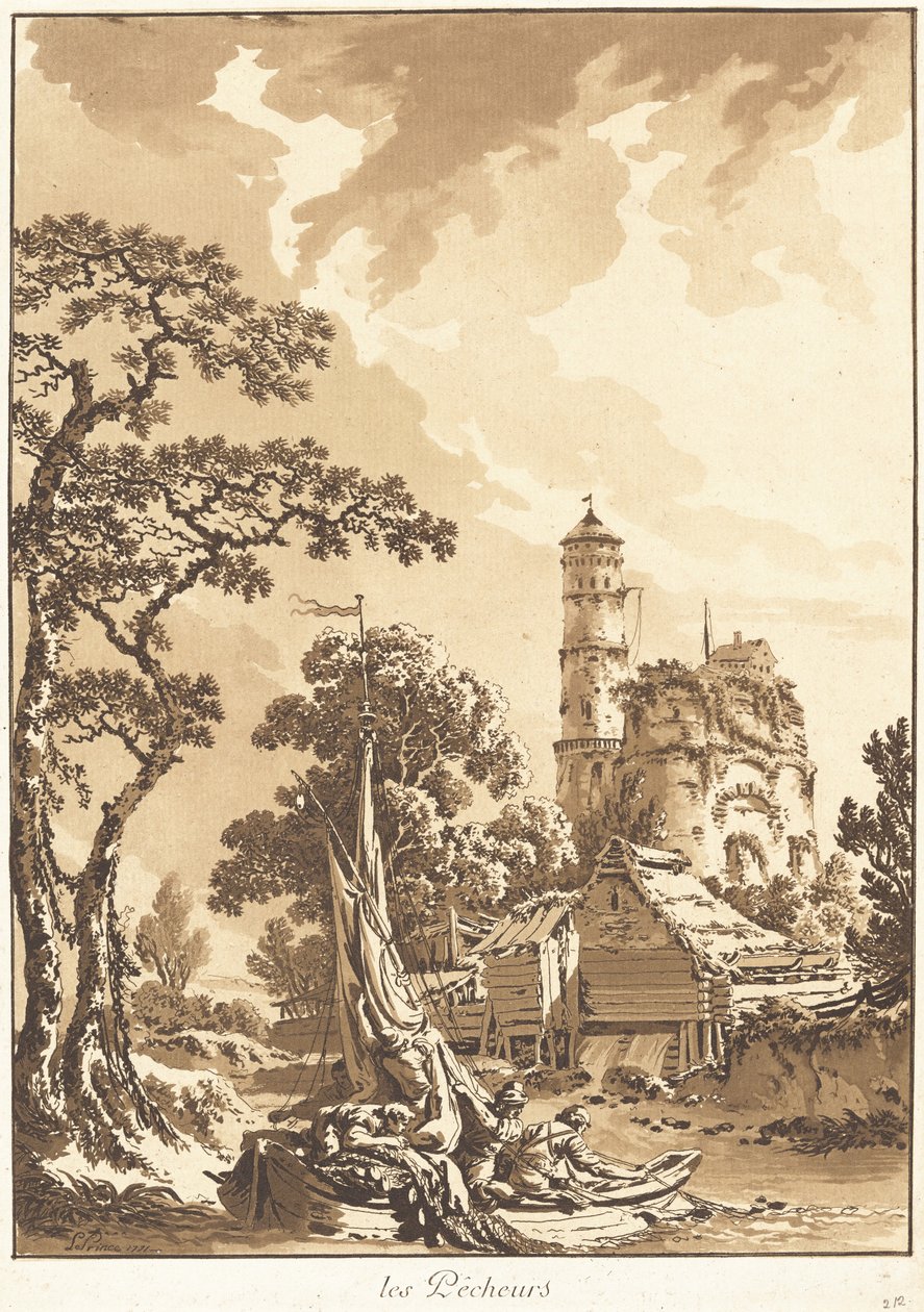 Os Pescadores de Jean Baptiste Le Prince