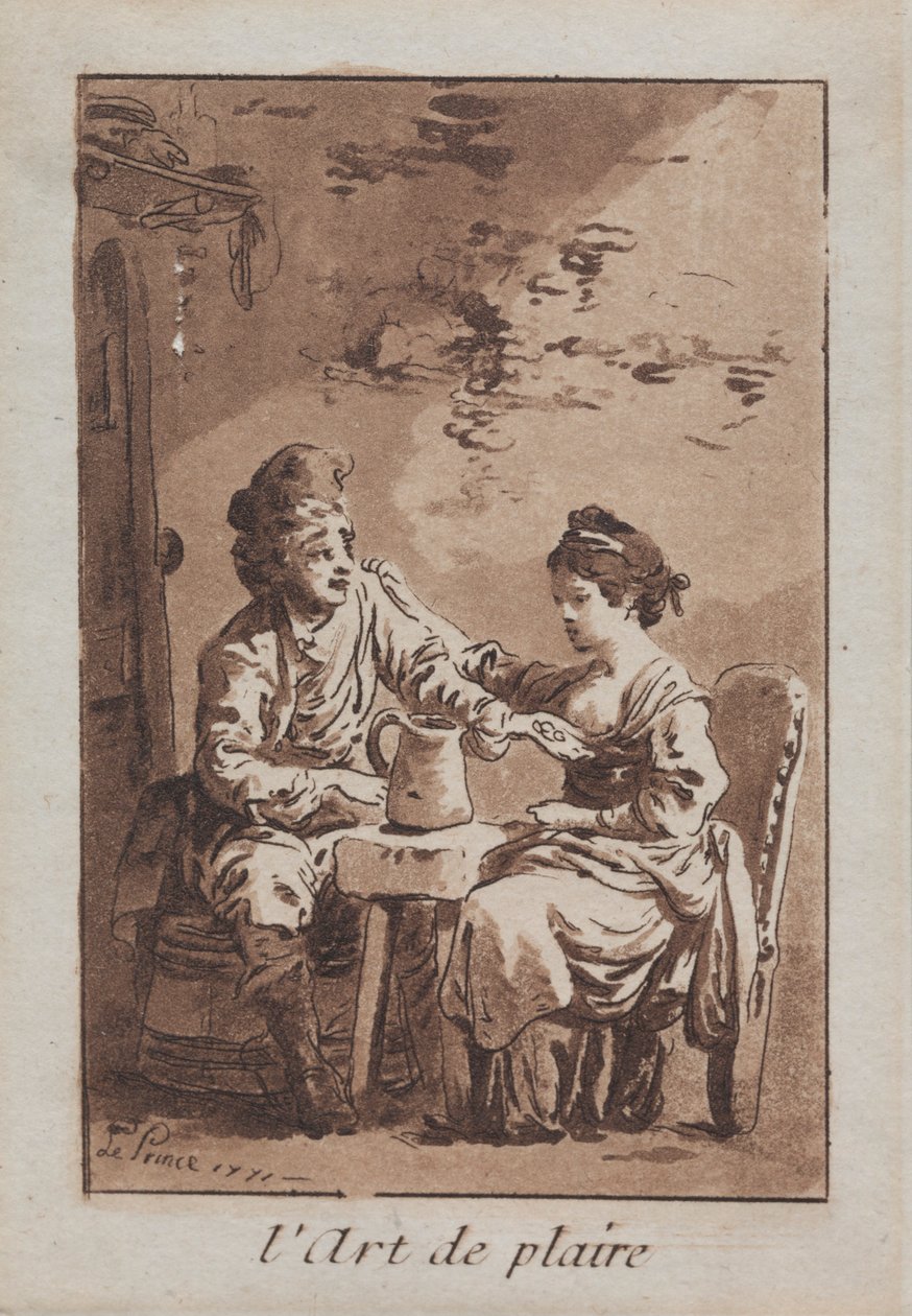 A arte de agradar, 1771. de Jean Baptiste Le Prince