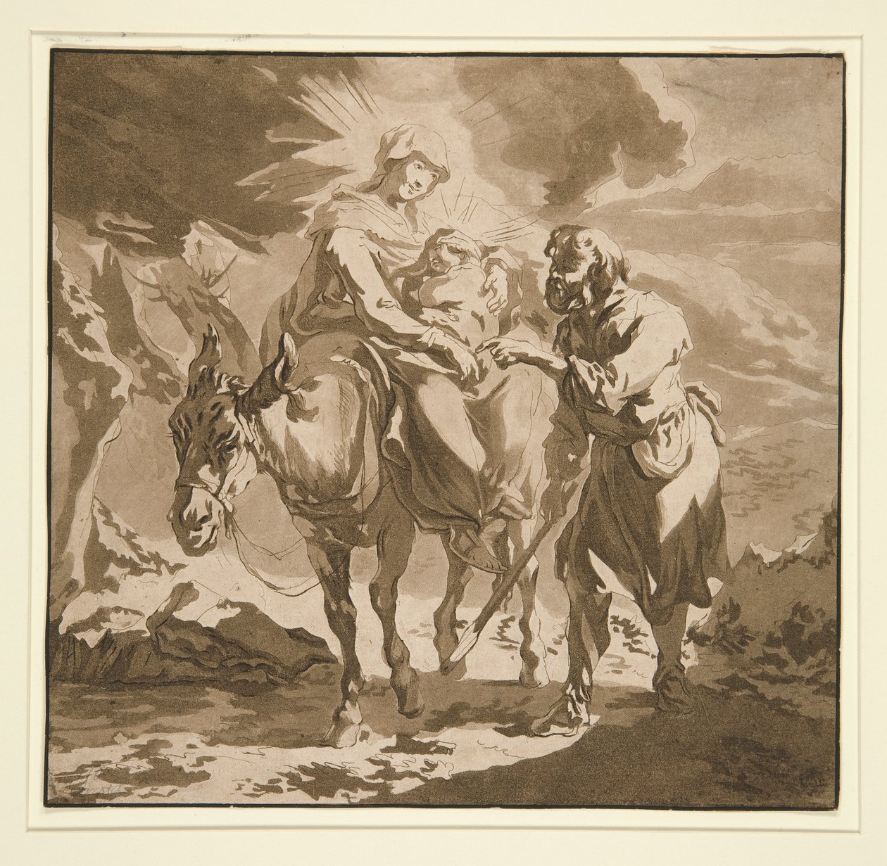 O Voo para o Egipto de Jean Baptiste Le Prince