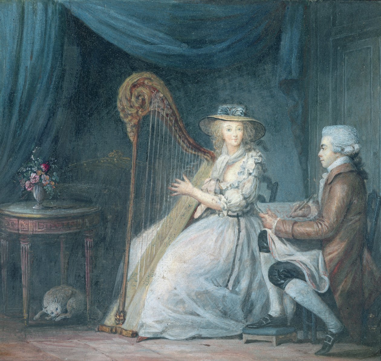 O Harpista Bonito de Jean Baptiste Mallet
