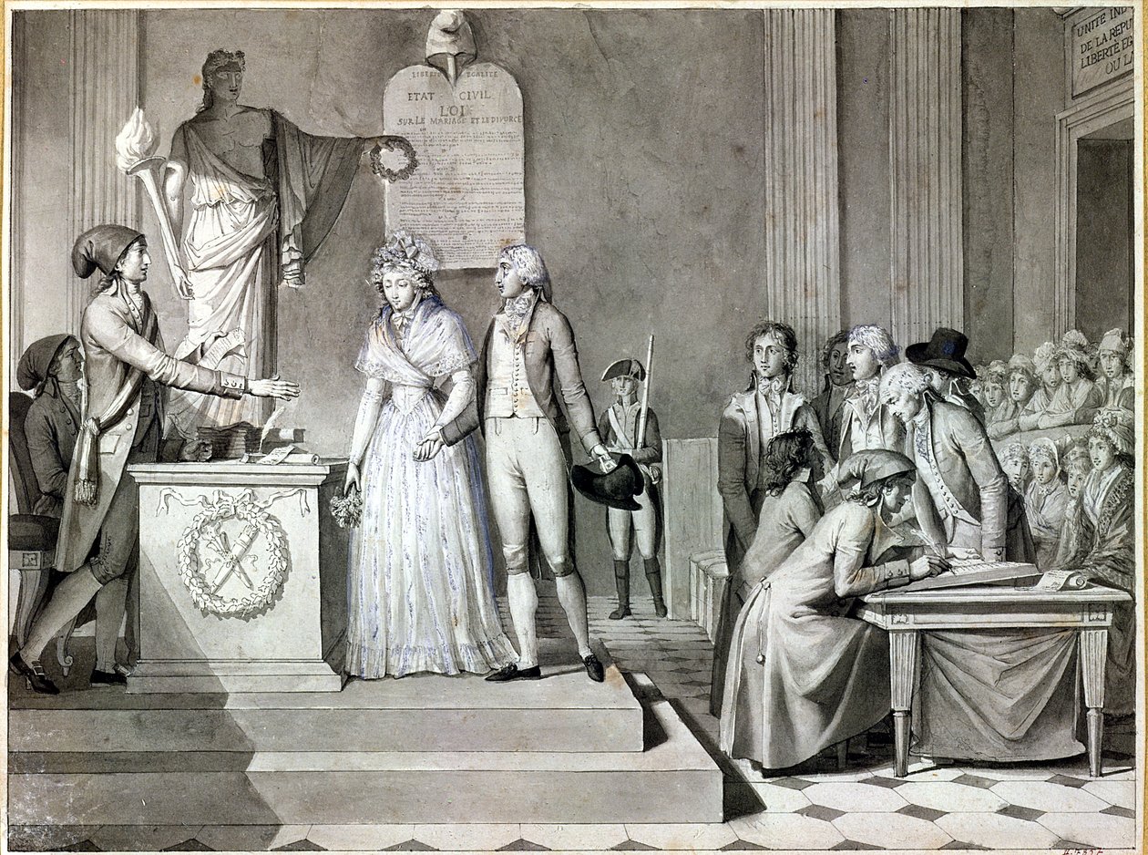 O casamento republicano de Jean Baptiste Mallet