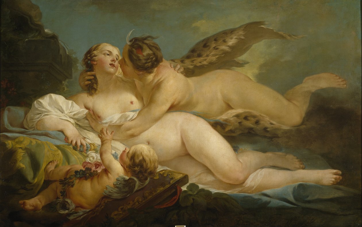Diana e Calisto, 1745-1747 de Jean Baptiste Marie Pierre