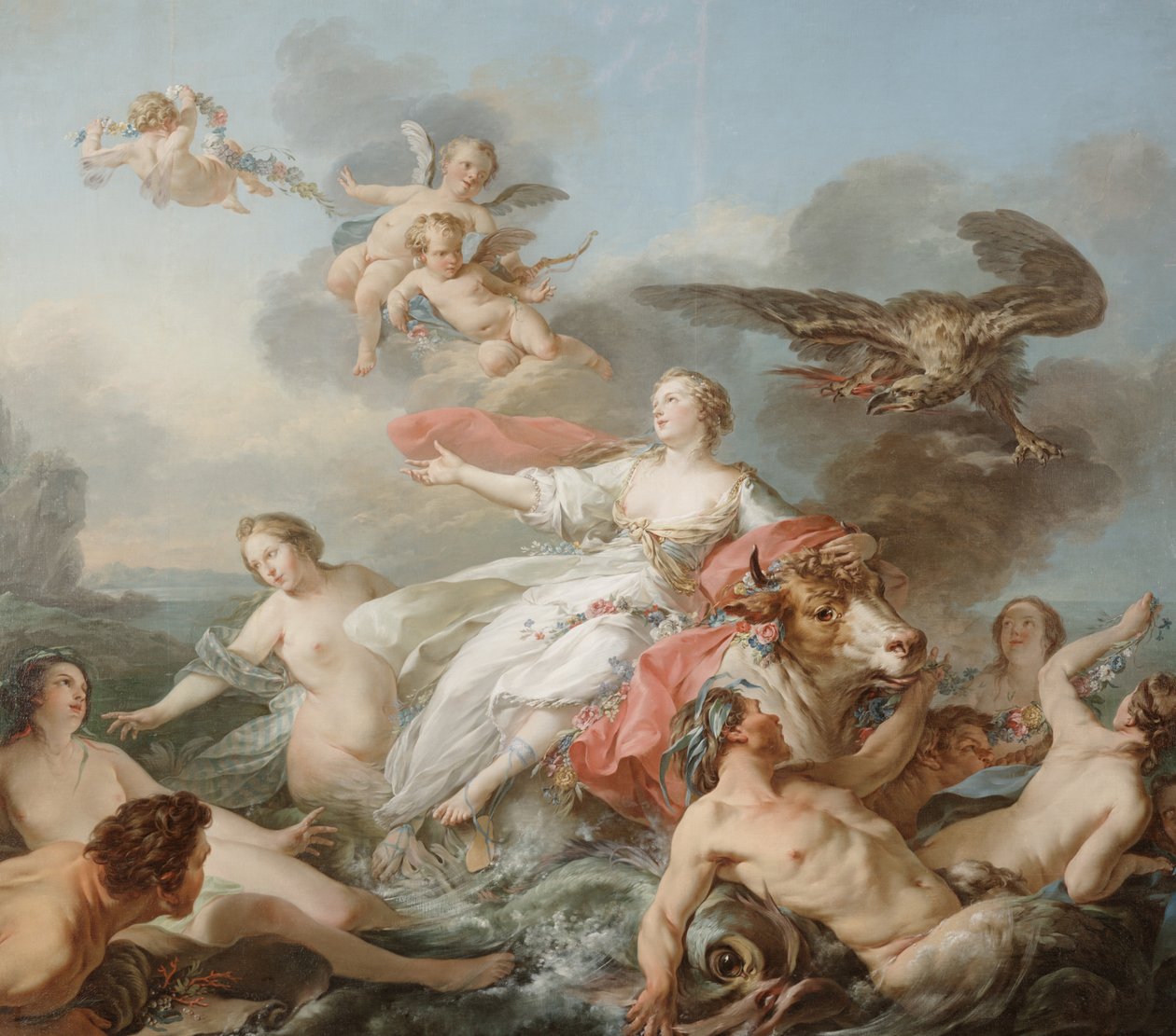 O Rapto da Europa de Jean Baptiste Marie Pierre