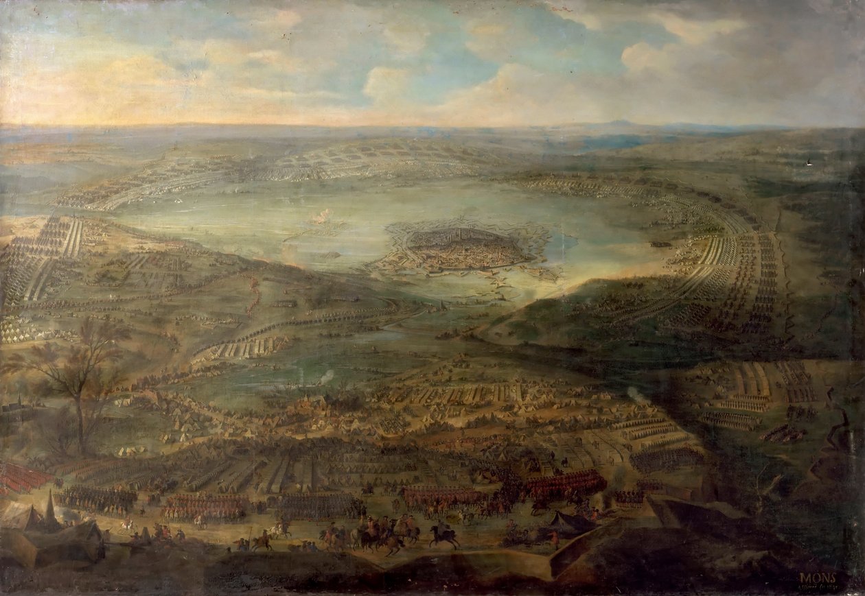 O cerco de Mons, 1691 de Jean Baptiste Martin