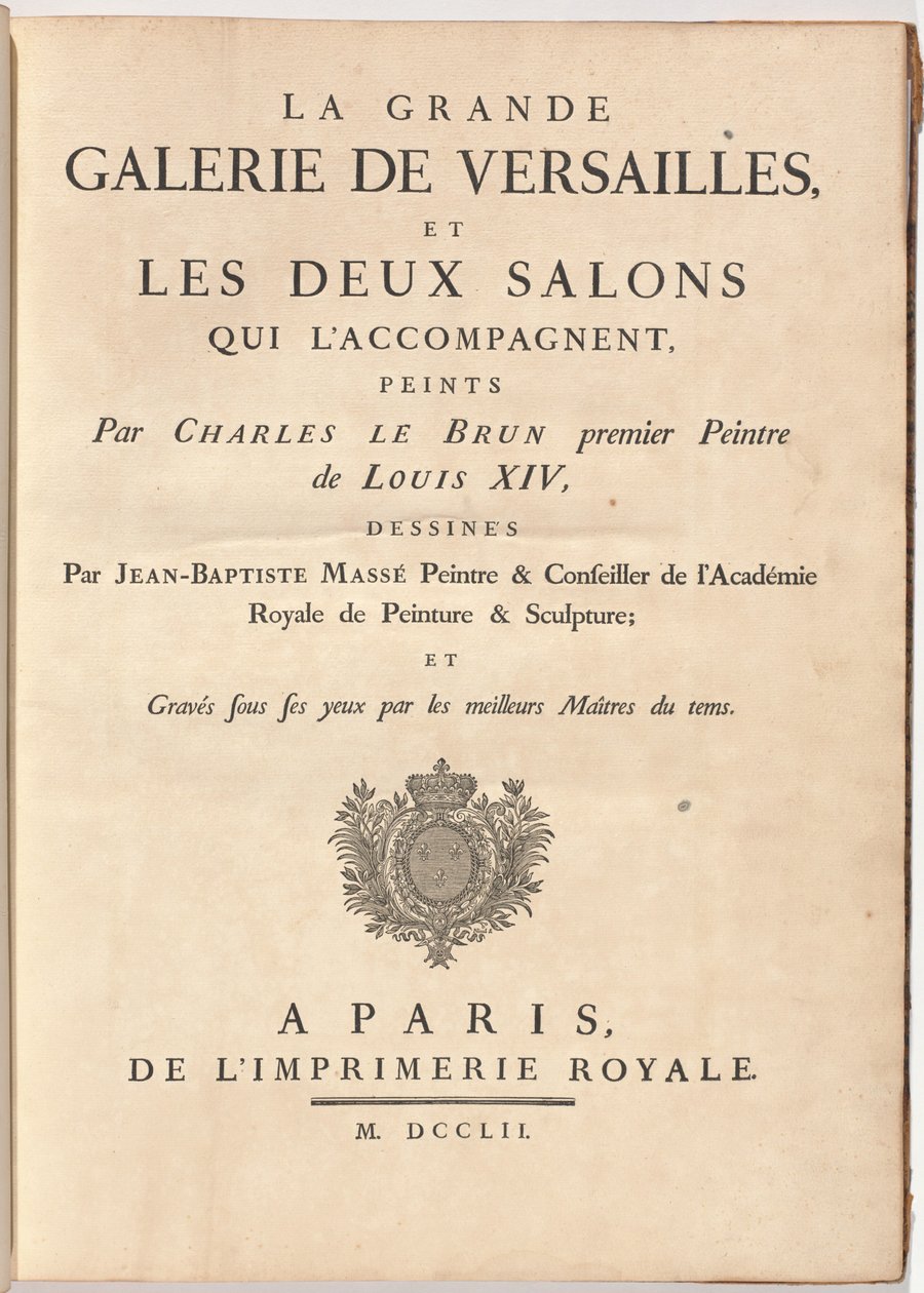La Grande Galerie de Versailles, et les deux salons qui l