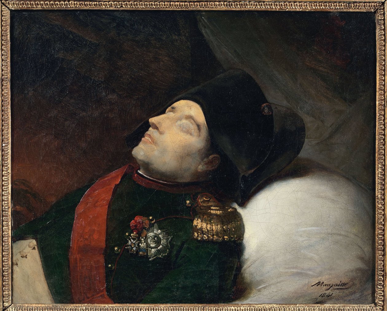 Morte de Napoleão, por Mauzaisse, Jean Baptiste de Jean Baptiste Mauzaisse