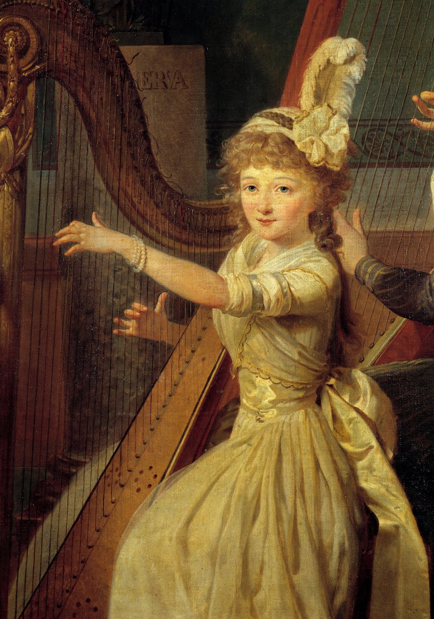 Stephanie Felicite Ducrest de Saint-Aubin, condessa de Genlis de Jean Baptiste Mauzaisse