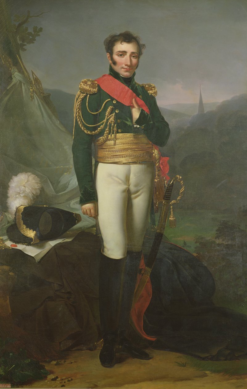 O conde de Suzannet, 1817 de Jean Baptiste Mauzaisse
