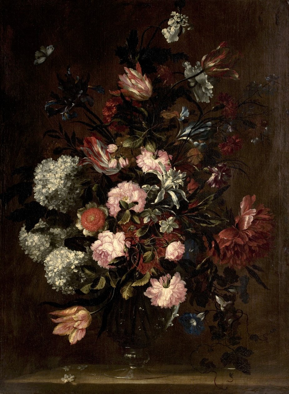 Pedaço de flor de Jean Baptiste Monnoyer