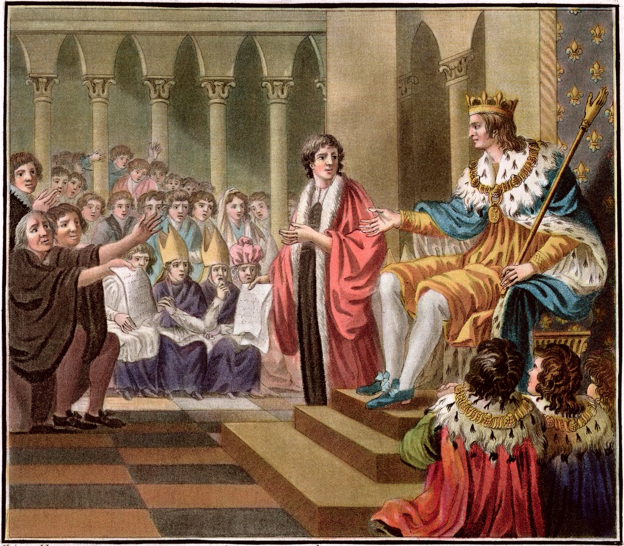 "Luís XII Declarado Pai do Povo", 1506 1789 de Jean Baptiste Morret