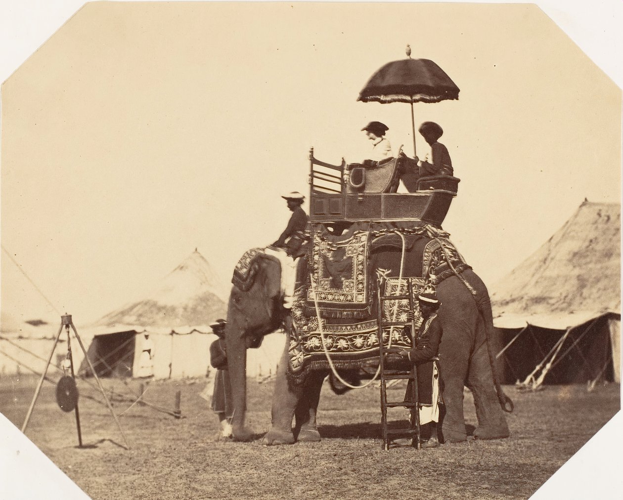 [Lady Canning], 1858-61. de Jean Baptiste Oscar Mallitte