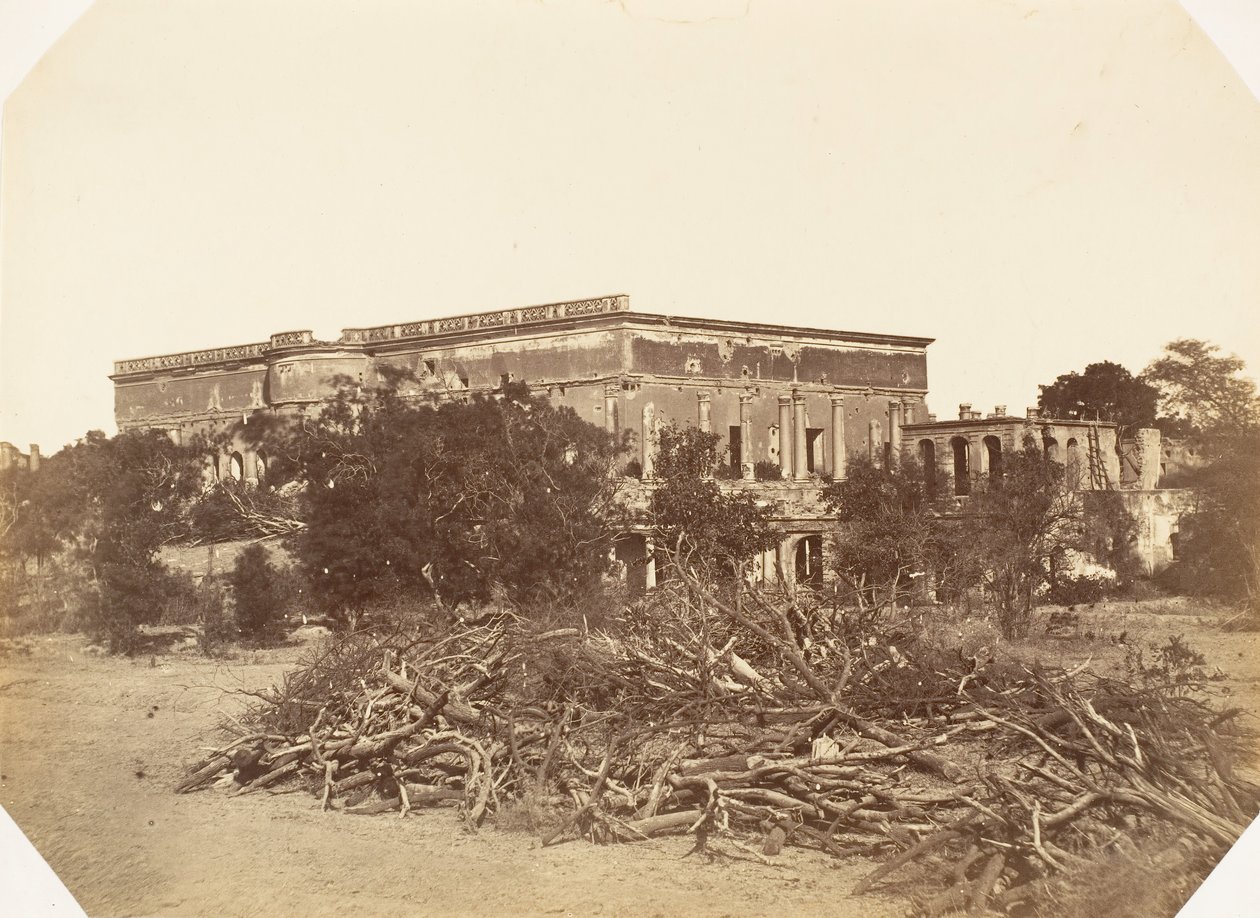 [Metcalfe House, Delhi], 1858-61. de Jean Baptiste Oscar Mallitte