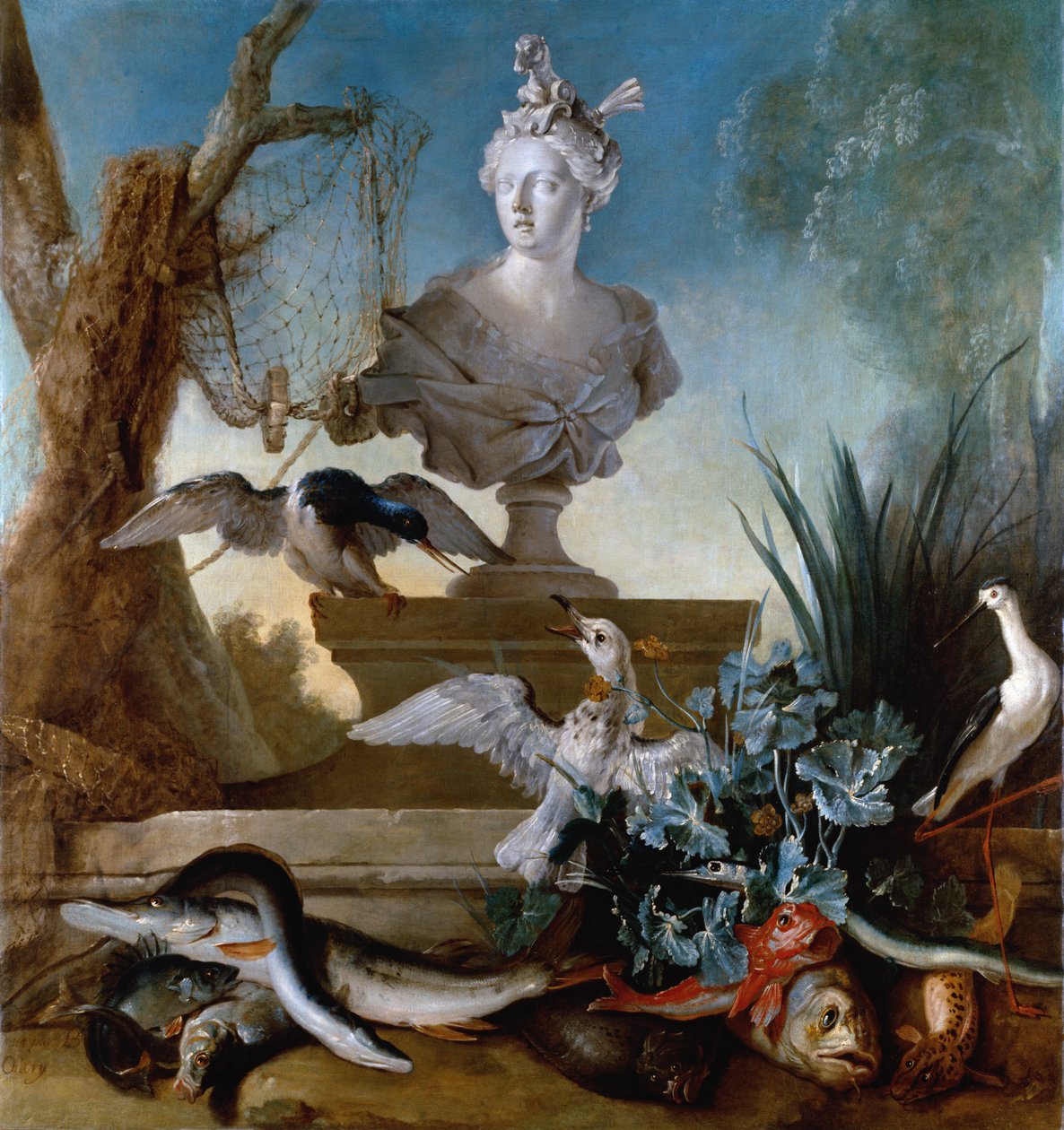 Os quatro continentes: Ásia, 1722 (veja também 115958) de Jean Baptiste Oudry