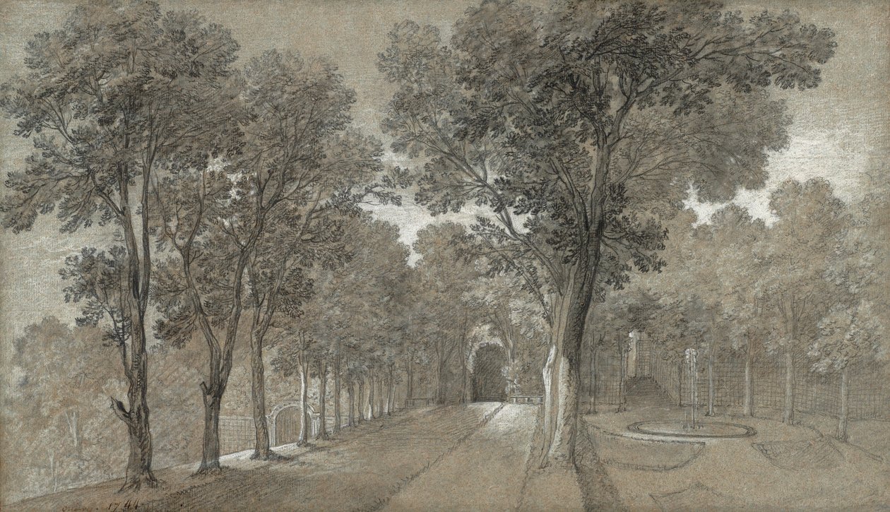 Vista do Parque em Arcueil de Jean Baptiste Oudry