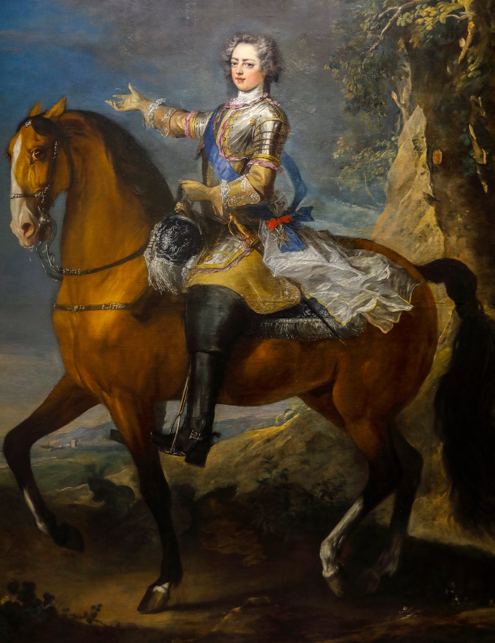 O jovem Luís XV, rei de França de Jean Baptiste & Parrocel Charles (1688 1752) van Loo