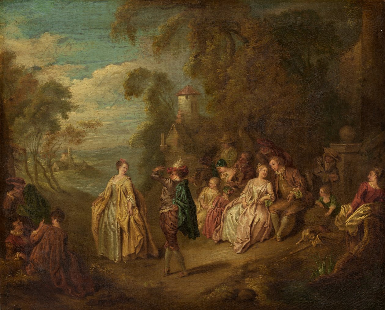Fête Champêtre, século XVIII ou XIX. de Jean Baptiste Pater