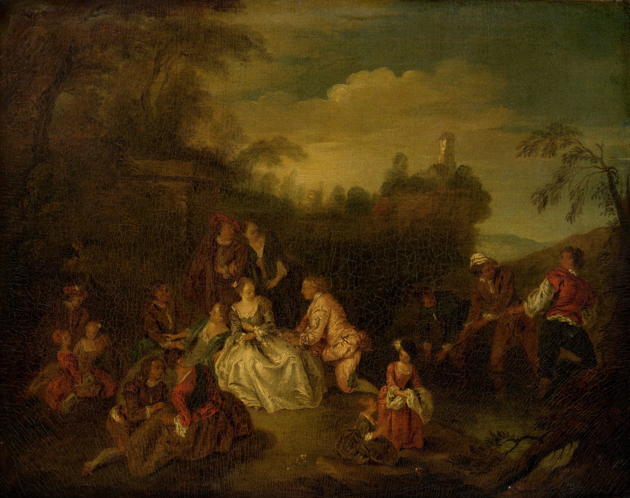 O Dom dos Pescadores, século XVIII ou XIX. de Jean Baptiste Pater