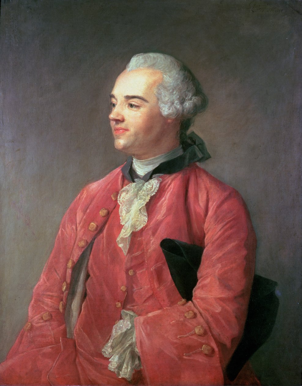 Retrato de Jacques Cazotte de Jean Baptiste Perronneau