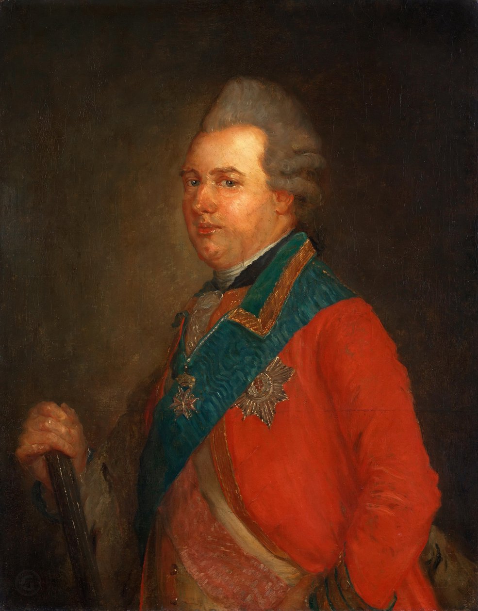 Retrato do príncipe Charles de Hesse-Kassel 1744-1836. de Jean Baptiste Perronneau