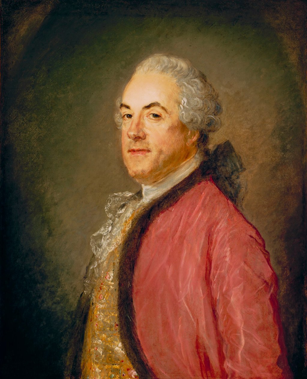 Retrato de um homem de Jean Baptiste Perronneau