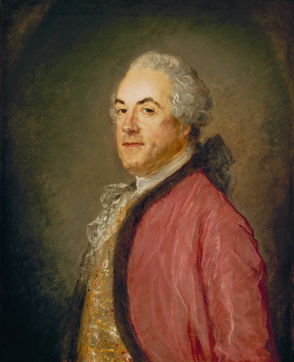 Retrato de um homem, c.176163 de Jean Baptiste Perronneau