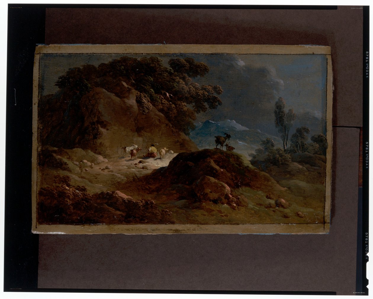 Um par de paisagens de Jean Baptiste Pillement