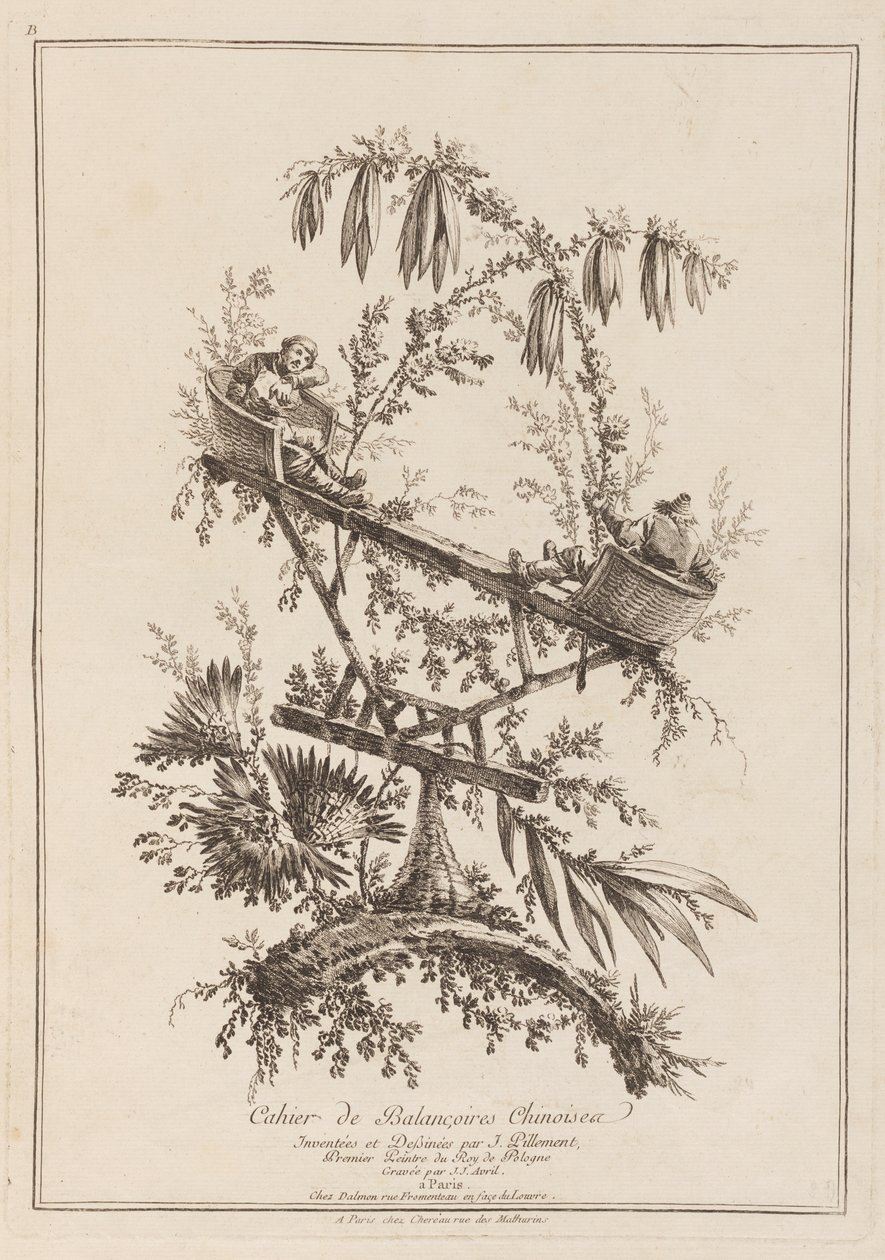 Caderno de balanços chineses de Jean Baptiste Pillement