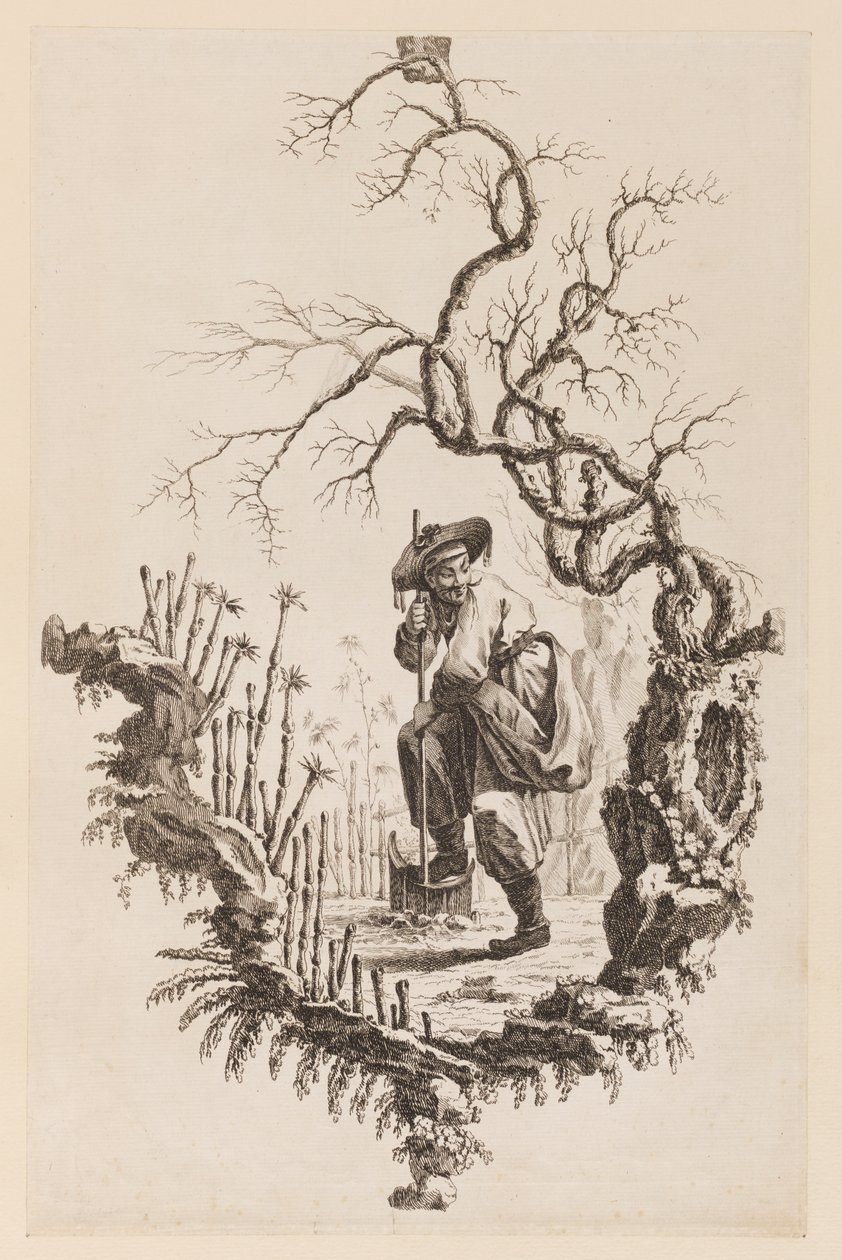 Figura e Ramo de Jean Baptiste Pillement