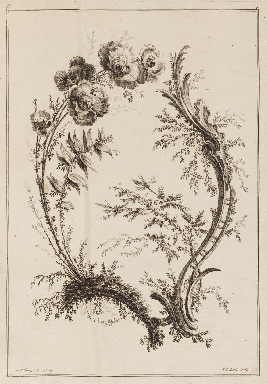 Ramo de Flor de Jean Baptiste Pillement