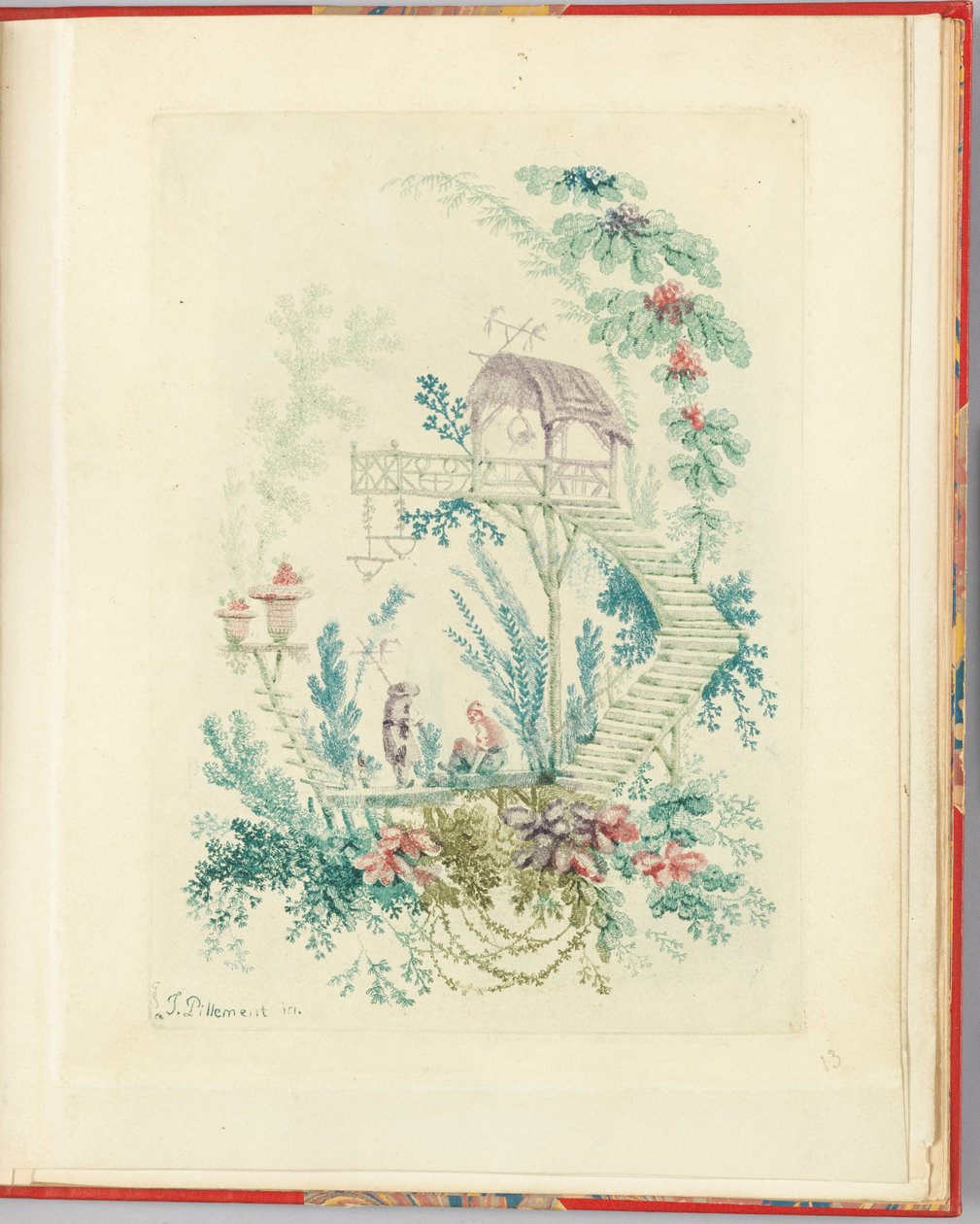 Desenho ornamental de "Nouvelle suite de cahiers chinois a l