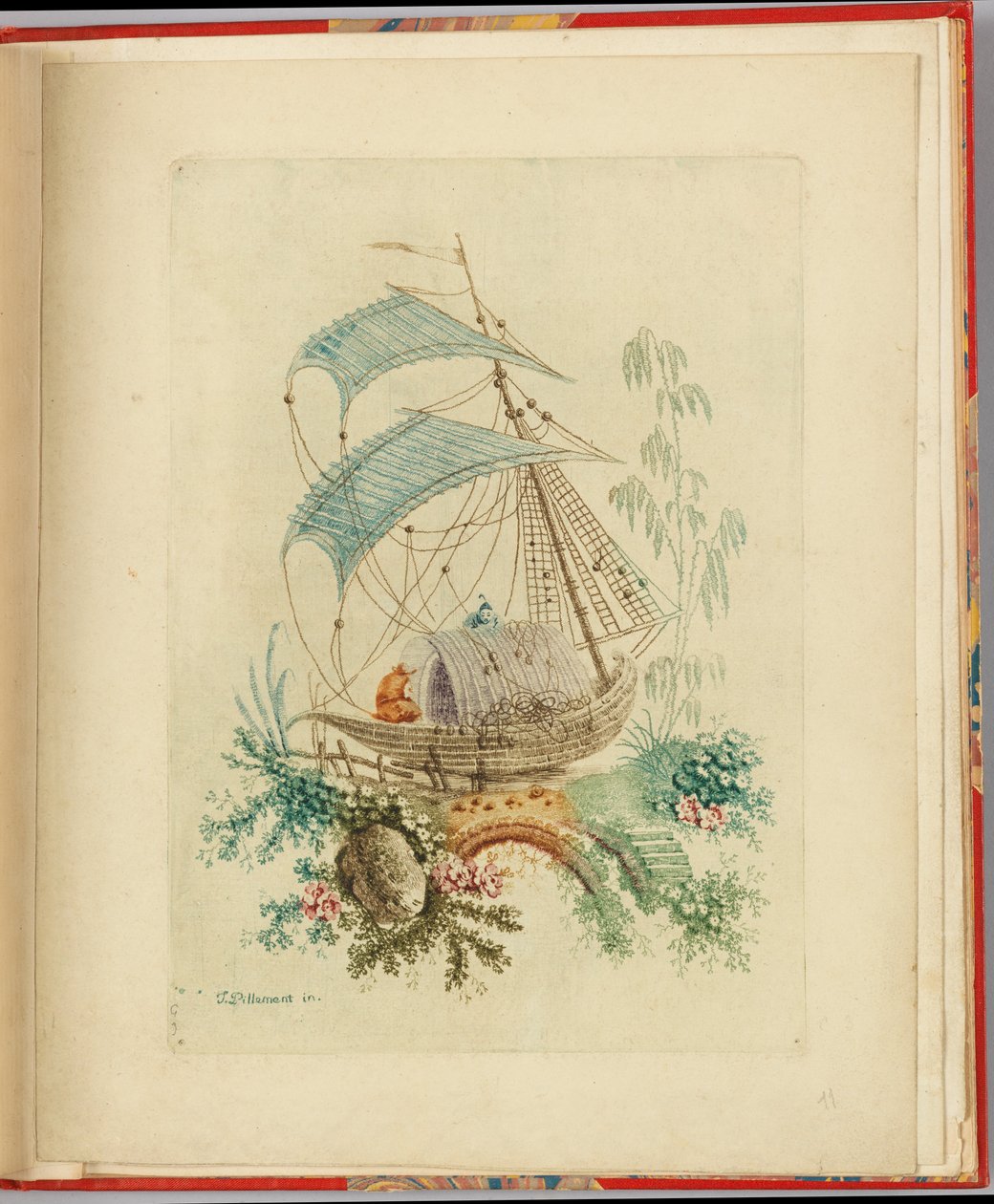 Desenho ornamental de "Nouvelle suite de cahiers chinois a l