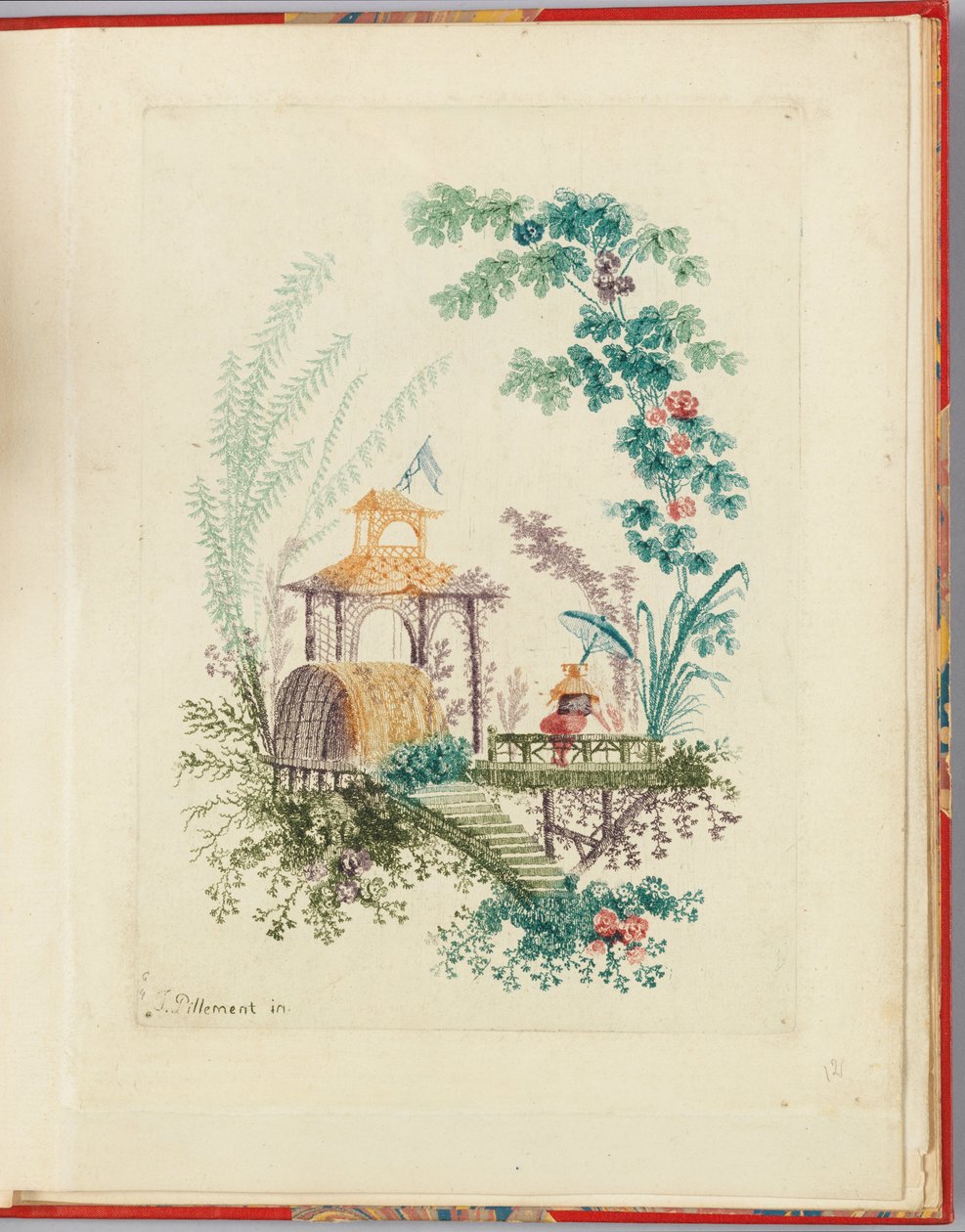 Desenho ornamental de "Nouvelle suite de cahiers chinois a l